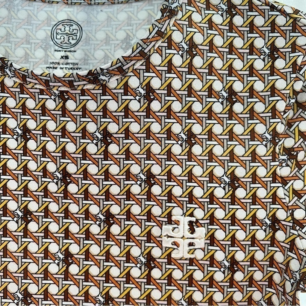 Tory Burch Basket Weave t-shirt dress - Picture 10 of 10